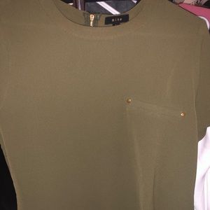 Hunter Green loose Blouse